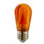 Orange LED S14 Smooth Light Bulb LI-S14OR-PL